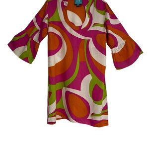 Escapada Vibrant Multicolor Mini Dress